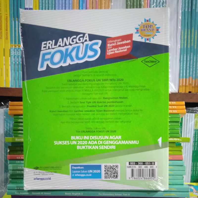 Soal siap un 2020 berikut kunci jawab. Erlangga Fokus Un Smp Mts 2020 Kunci Jawaban Shopee Indonesia