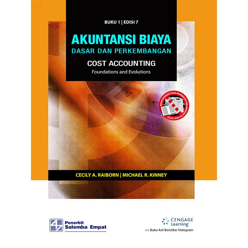Buku akuntansi biaya karya carter ini telah mencapai edisi keempat. Buku Original Akuntansi Biaya Edisi 7 Jilid 1 Cecily A Salemba Empat Shopee Indonesia
