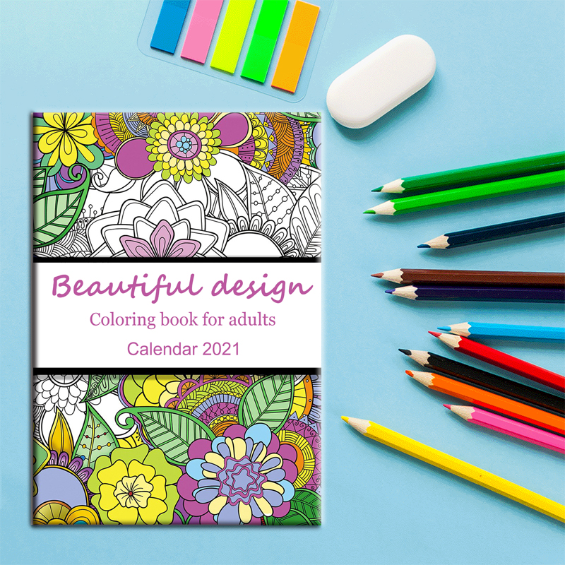 Month at a glance calendars are great for. Beautiful Design Coloring Calendar 2021 12 Pages Shopee Indonesia