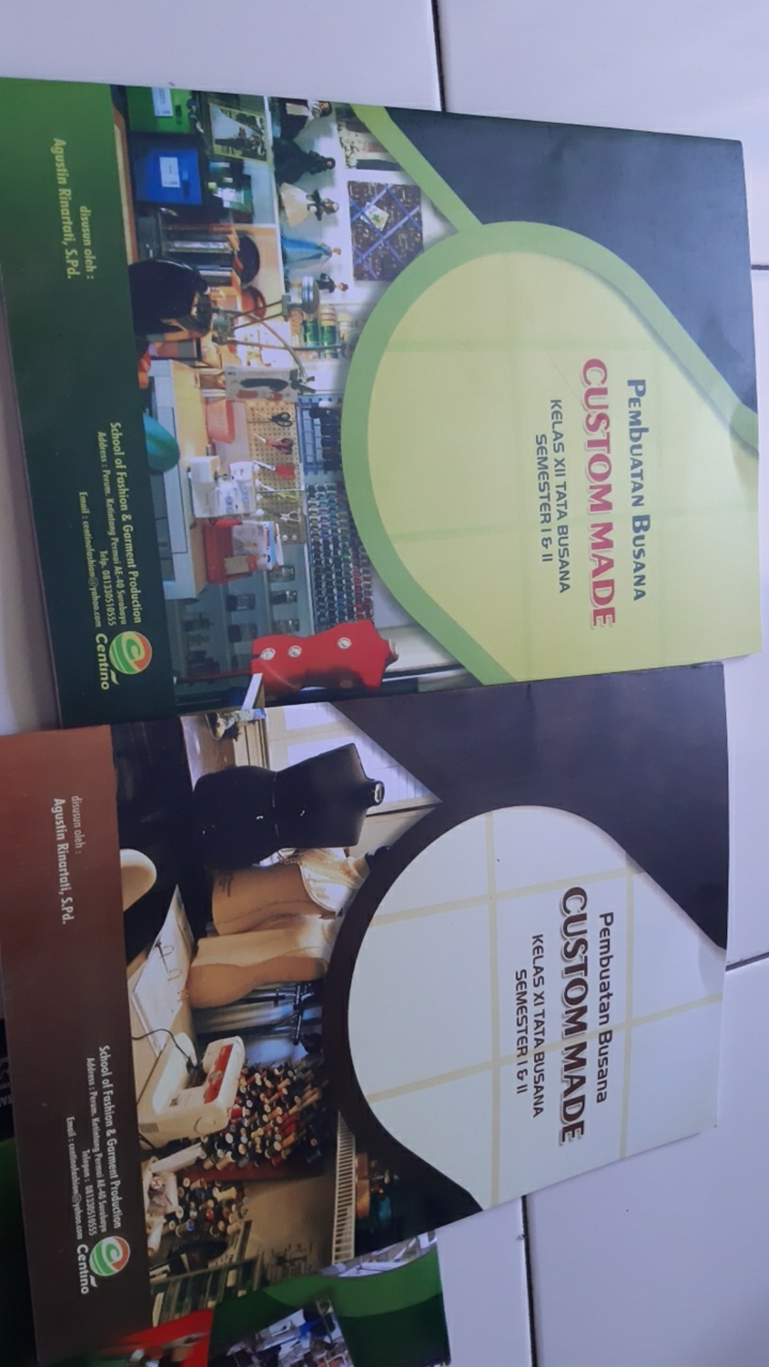 9 x @ 45 menit (3 x pertemuan) a. Soal Busana Custom Made Kelas 11 Masnurul