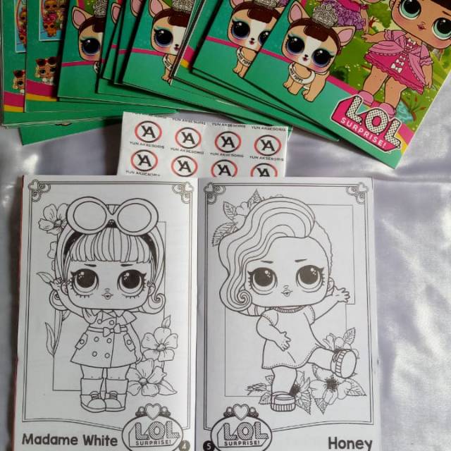 This collection includes mandalas, florals, and more. Buku Mewarnai Lol Coloring Book Ukuran 24 Cm X 15 5 Cm Shopee Indonesia