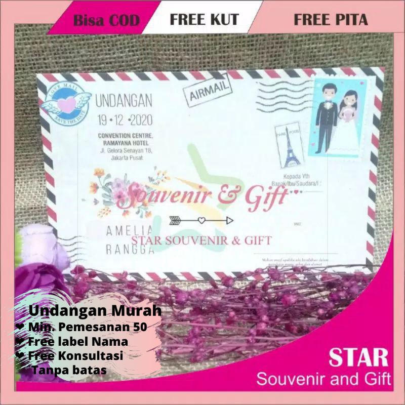 Jual undangan pernikahan murah