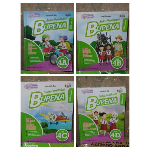 Buku penilaian bupena jilid 4a 4b 4c 4d buat setahun revisi terbaru termurah terlengkap dari erlangga. Download Buku Bupena Kelas 4a