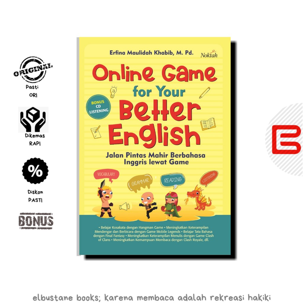When it's your turn to be the hanger, choose a word and category you think could stump, or even get a laugh out. Jual Online Game For Your Better Englis Erfina Maulidah Khabib Noktah Indonesia Shopee Indonesia