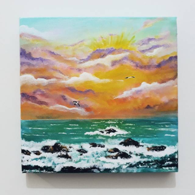 Jual Dekorasi Lukisan Acrylic (Acrylic On Canvas) Indonesia|Shopee Indonesia 640_X_640_jpg