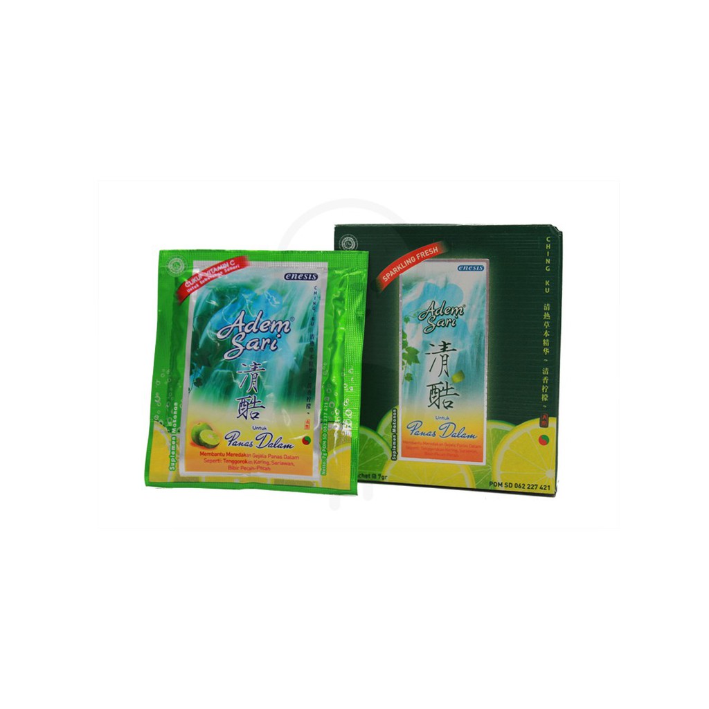 Jual Adem Sari Sachet, Pereda Panas Dalam, Ekstrak Jeruk Nipis, Vitamin C  Indonesia|Shopee Indonesia