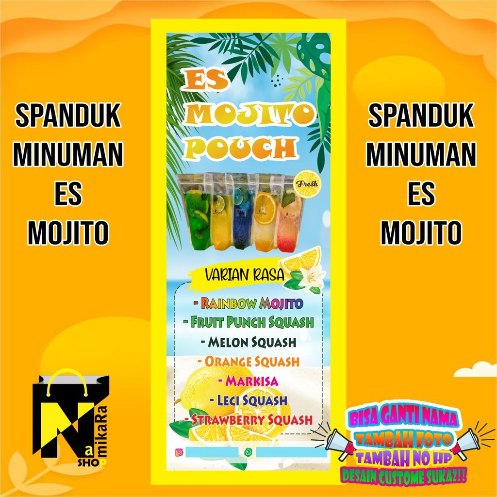 Deskripsi jual spanduk es camelo dengan harga 15000 idr hanya di tokopedia. Spanduk Banner Backdrop Mojito Ice Spanduk Minuman Es Mojito Ukuran 160x60 Shopee Indonesia