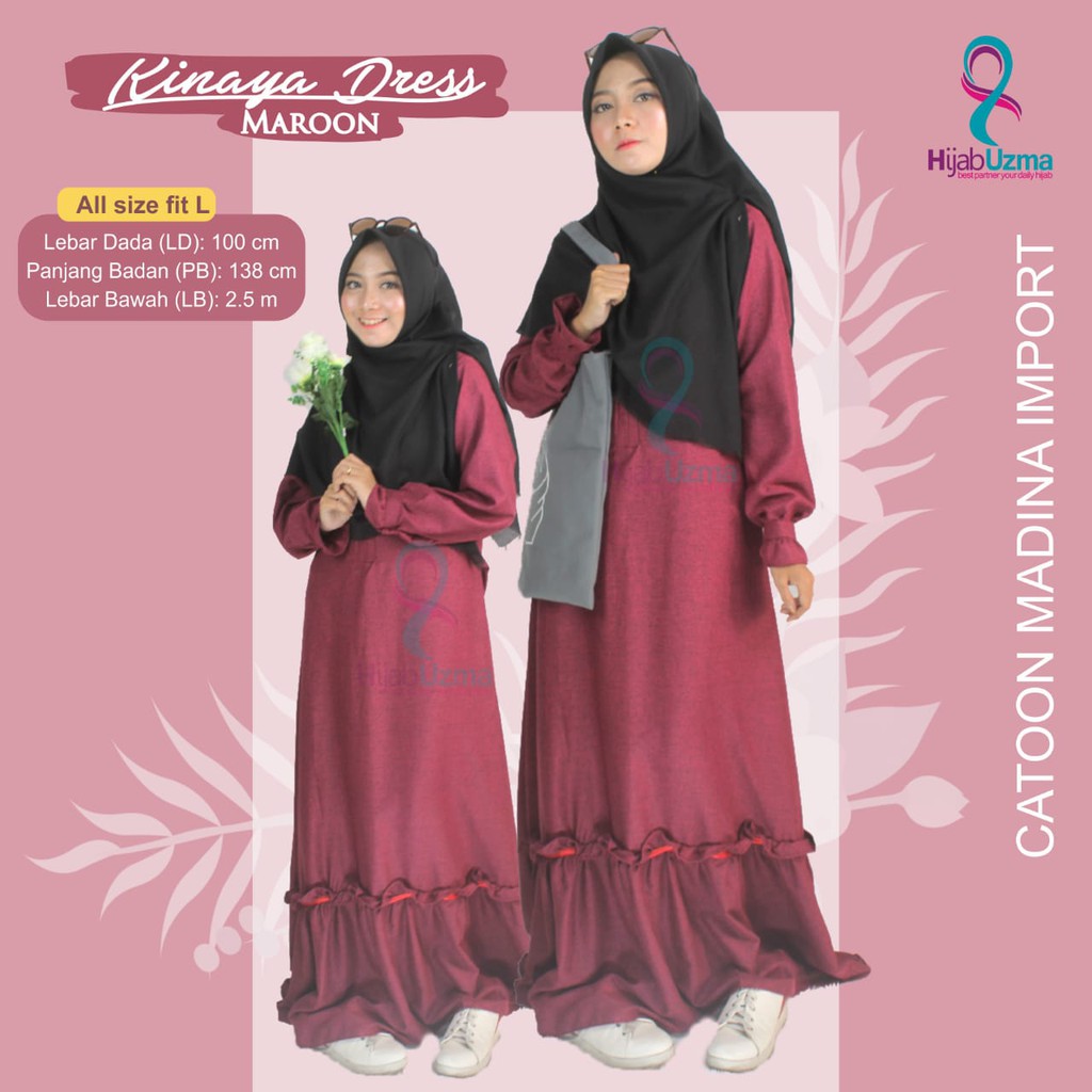 Termurah Gamis Katun Madina Import Murah Gamis Gamis Abaya Katun