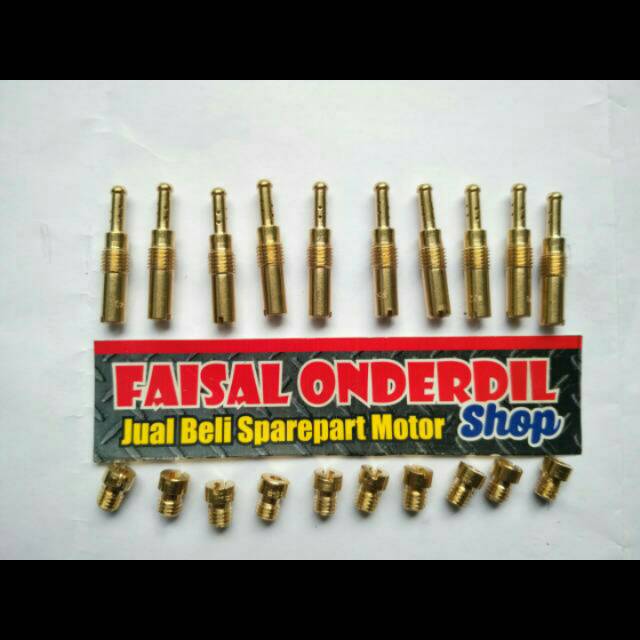 Spuyer MAIN JET Dan PILOT JET dapat diAplikasikan di karburator  PE,Ninja,Megapro,Tiger, PWL,PE | Shopee Indonesia