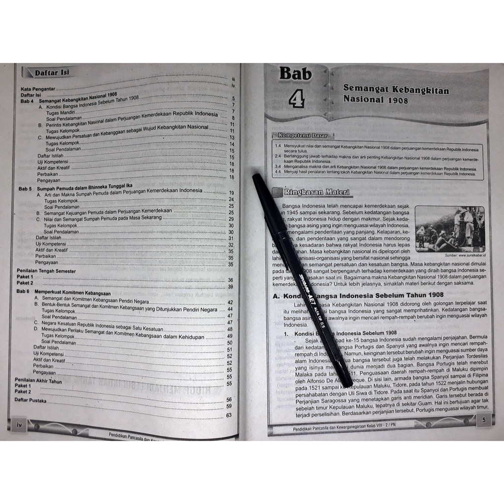 Link download nggak ada di buku sma. Lks Pkn Smp Kelas 7 8 9 Semester 2 2020 2021 Zamrud Shopee Indonesia