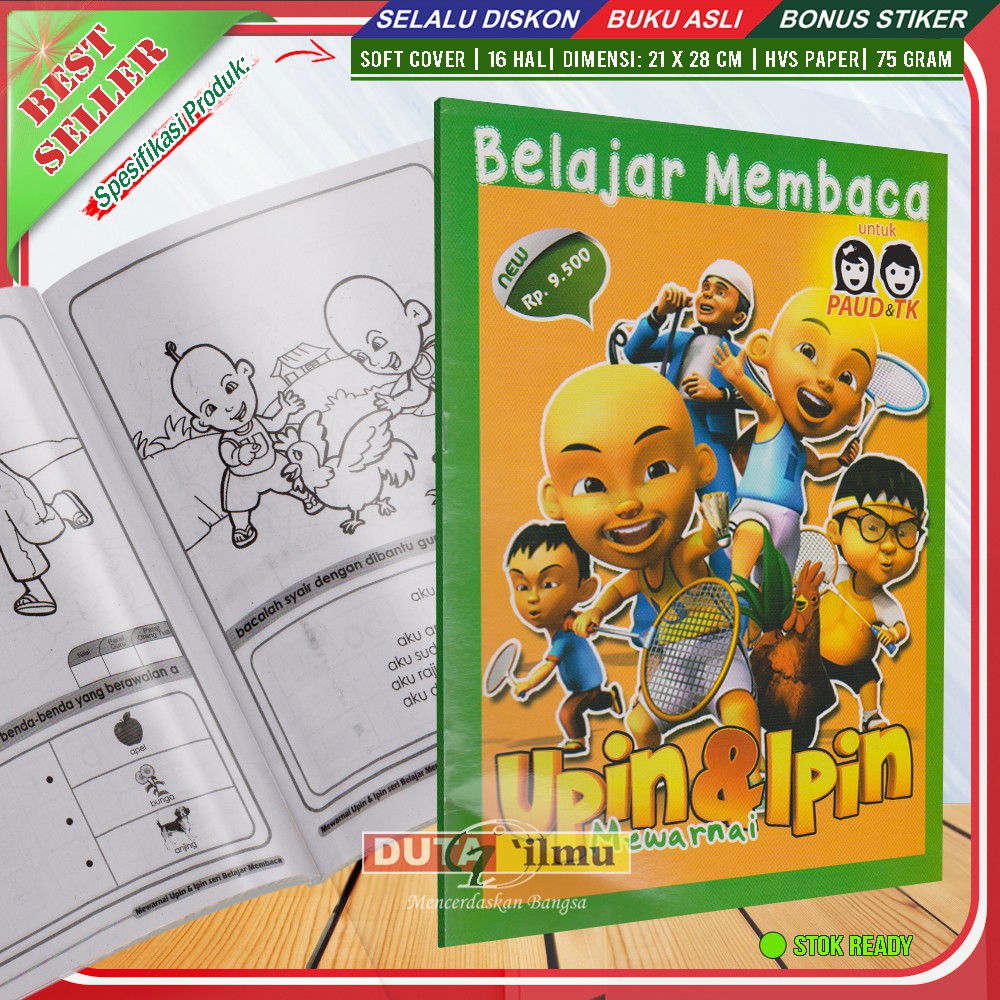 Download lagu abc upin ipin belajar membaca abc nama benda mp3. Buku Anak Belajar Membaca Dan Mewarnai Upin Ipin Shopee Indonesia