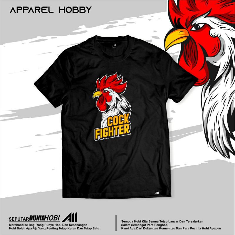 Gambar kartun daging ayam ayam jantan makanan hewan png 2685x4000px 149mb. Jual Kaos Tshirt Hobby Sabung Ayam Jago Petarung Shopee Indonesia