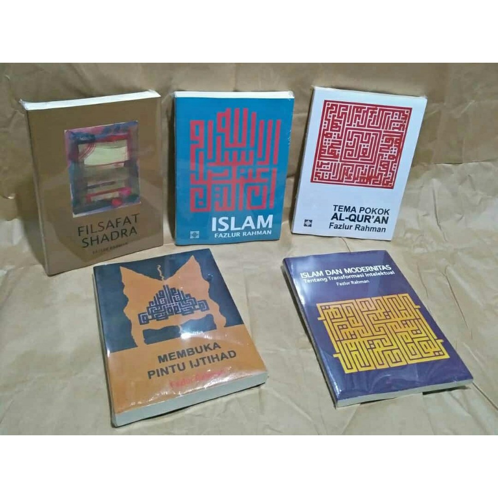 Beli buku islam sejarah pemikiran dan peradaban dari penulis fazlur rahman kategori wacana islam lainnya di mizanstore, toko buku online terpercaya. 1 Paket Buku Fazlur Rahman Dapat 5 Buku Shopee Indonesia