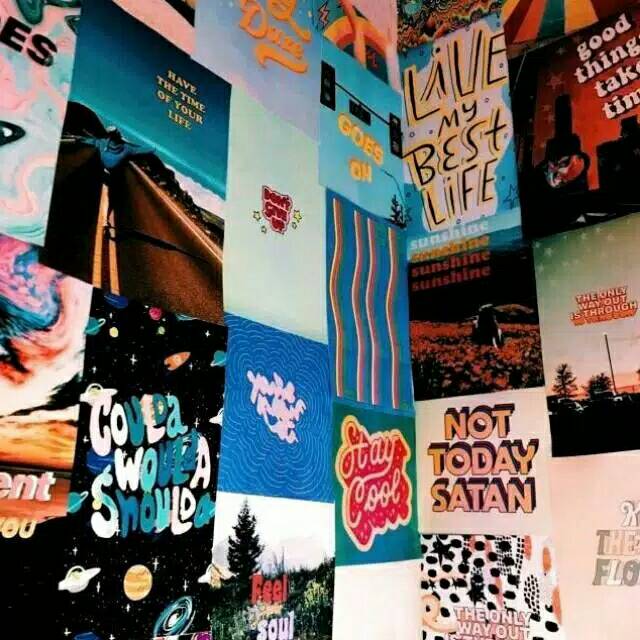 Berikut beberapa ide hiasan dinding kamar. 5 7 Foto Poster Dinding Aesthetic Bisa Request Custom Gambar Dan Ukuran Kertas Shopee Indonesia