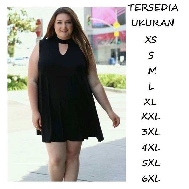 Dress Wanita Gemuk Gendut Jumbo Big Size Lengkap Cantik Pesta Party Kondangan Xxl 3xl 4xl 5xl 6xl Shopee Indonesia