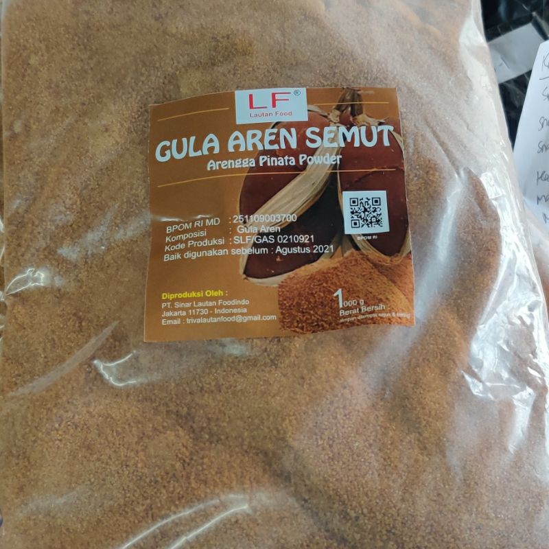 Bubuk Gula Aren Anik 1kg Brown Sugar Kristal Murni Bandar Powder Bandar Powder 