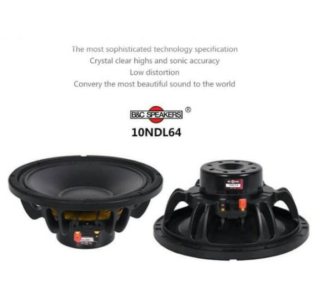 Speaker Mid Neodymium B C 10ndl64 10 Inc Shopee Indonesia