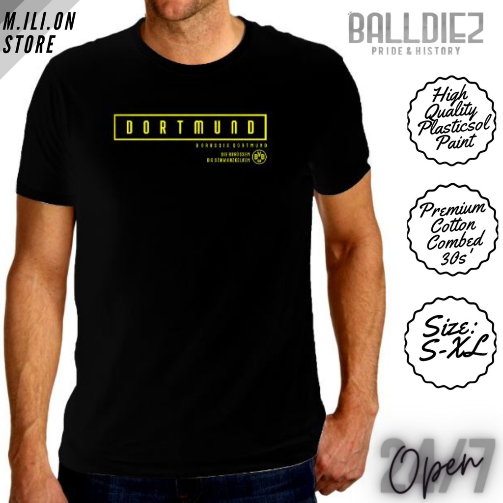 Meaning and history 1913 — 1919 the club's original logo looked like a black, . Jual Dortmund Baju Kaos T Shirt Dortmund Fans Bola Liga Jerman Tangan Pendek S M L Xl Hitam 1 Indonesia Shopee Indonesia