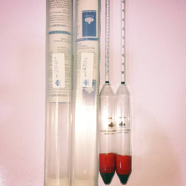 Ada beberapa jenis hydrometer, antara lain:. Jual Hidrometer Bbm Hydrometer Allafrance Density Densitas Indonesia Shopee Indonesia