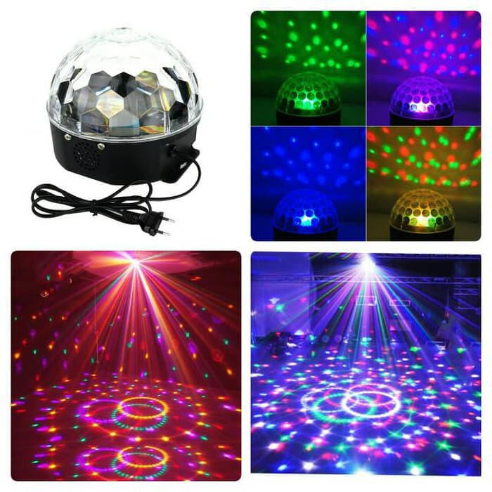 LED Magic Ball Light / Speaker MP3 Lampu Disco - warna warni | Shopee  Indonesia