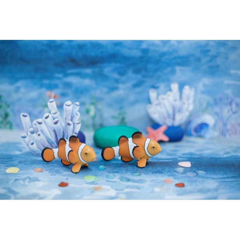 Pakan ikan cupang dan ikan hias ukuran kecil untuk pertumbuhan demi pelet . Jual Mojo Fun Clown Fish Ikan Nemo Sealife Collection Indonesia Shopee Indonesia