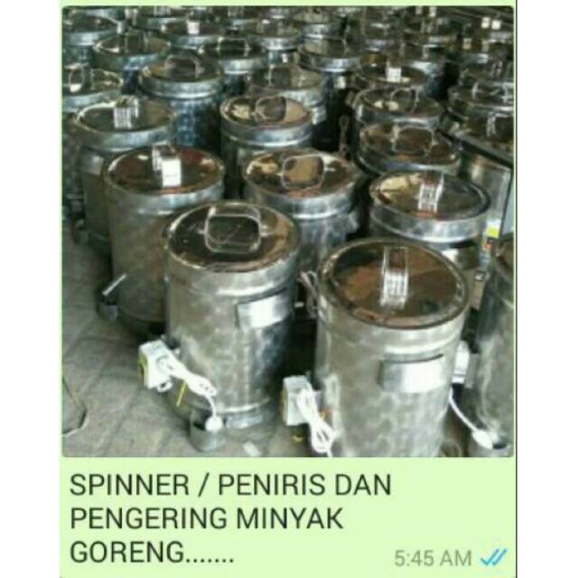 RATANGSHOP SPINNER 8 LITER/ 5KG ALAT MESIN PENIRIS PENGERING MINYAK  GORENGAN KERUPUK KAPASITAS BSR | Shopee Indonesia