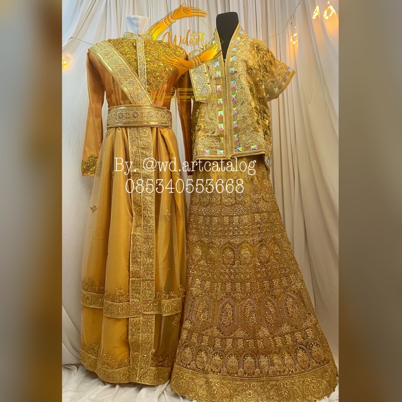 Baju Pengantin Adat Bugis Warna Gold : Parade Pengantin Bugis Mengenakan Baju Bodo Kaya Warna Memikat Setiap Orang Yang Memandangnya