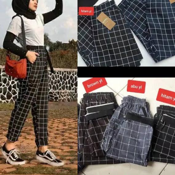 Beli celana kulot kotak model & desain terbaru harga murah 2021 di tokopedia! Best Seller Celana Kotak Wanita Zara Kotak Pants Etalase1 Shopee Indonesia