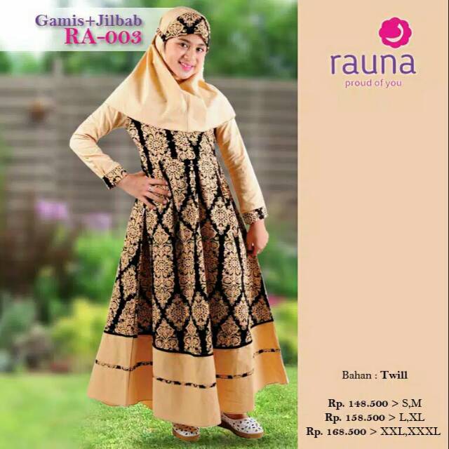 Gamis Anak Rauna Ra 03 Shopee Indonesia