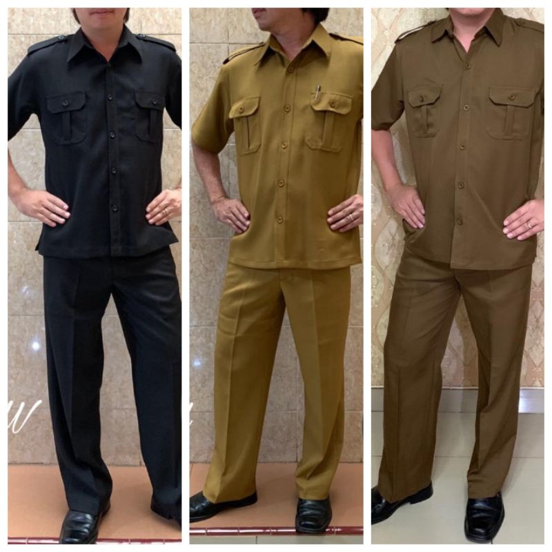 Jual SERAGAM SAFARI PRIA SAFARI PEMDA PRIA SERAGAM SAFARI DINAS SAFARI PNS  Indonesia|Shopee Indonesia