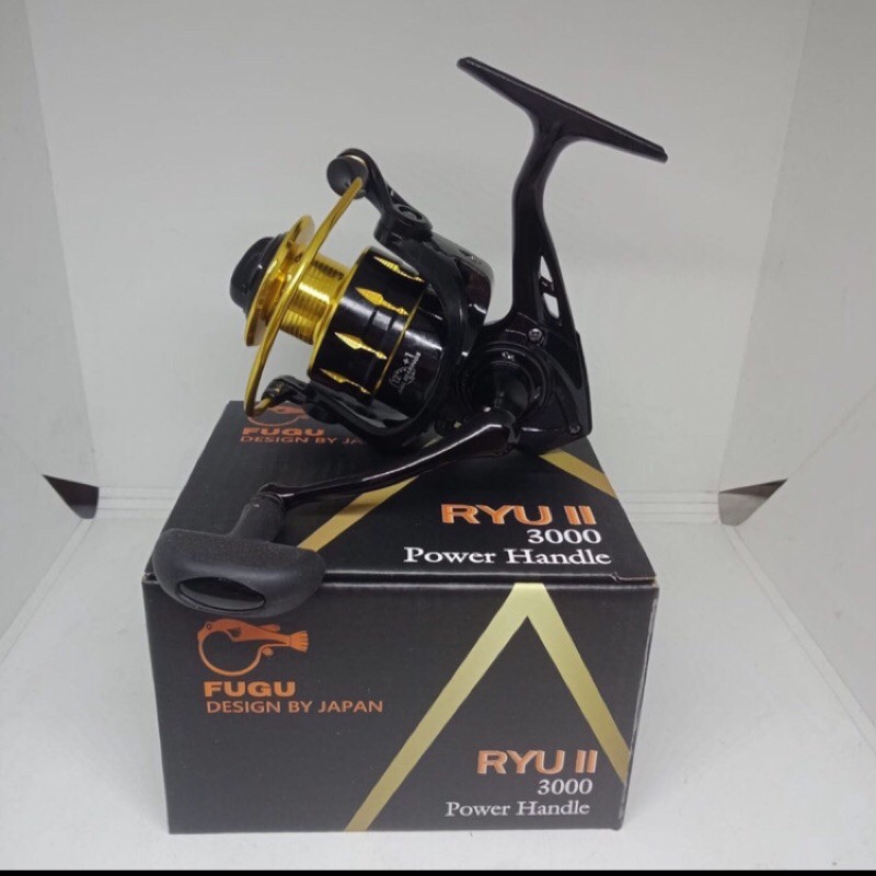 Jual reel ul power handle fugu ryu 800; Reel Fugu Ryu Ii Size 3000 Power Handle Shopee Indonesia