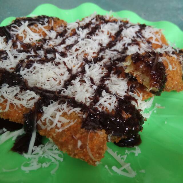 Beri air aduk sampai cair (adonan pisang goreng tepung). Pisang Pasir Coklat Keju Shopee Indonesia