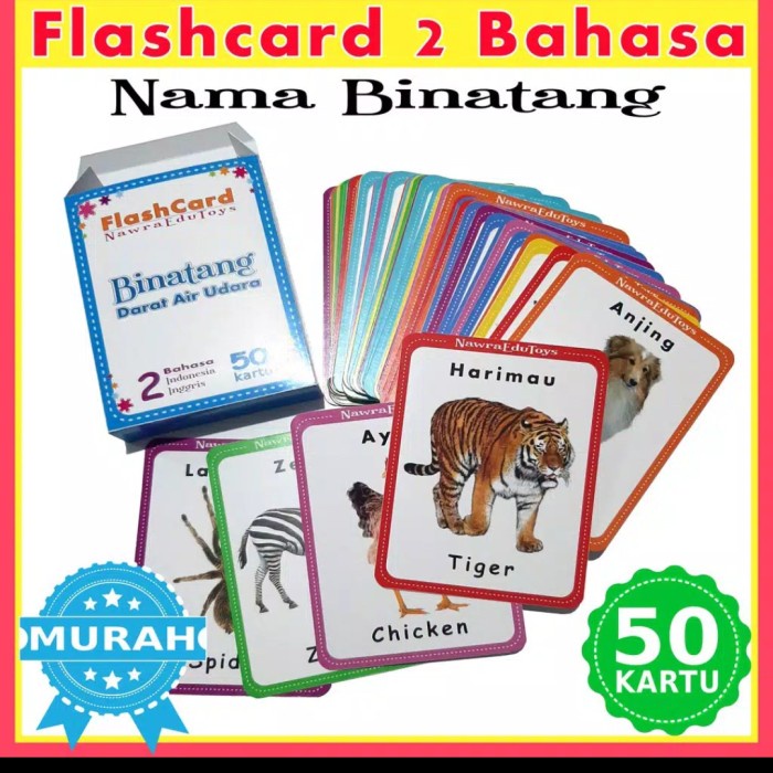 Terjemahan dari «harimau» dalam bahasa arab: Jual Flashcard Anak Binatang Hewan Murah Kartu Belajar Mengenal Hewan Indonesia Shopee Indonesia