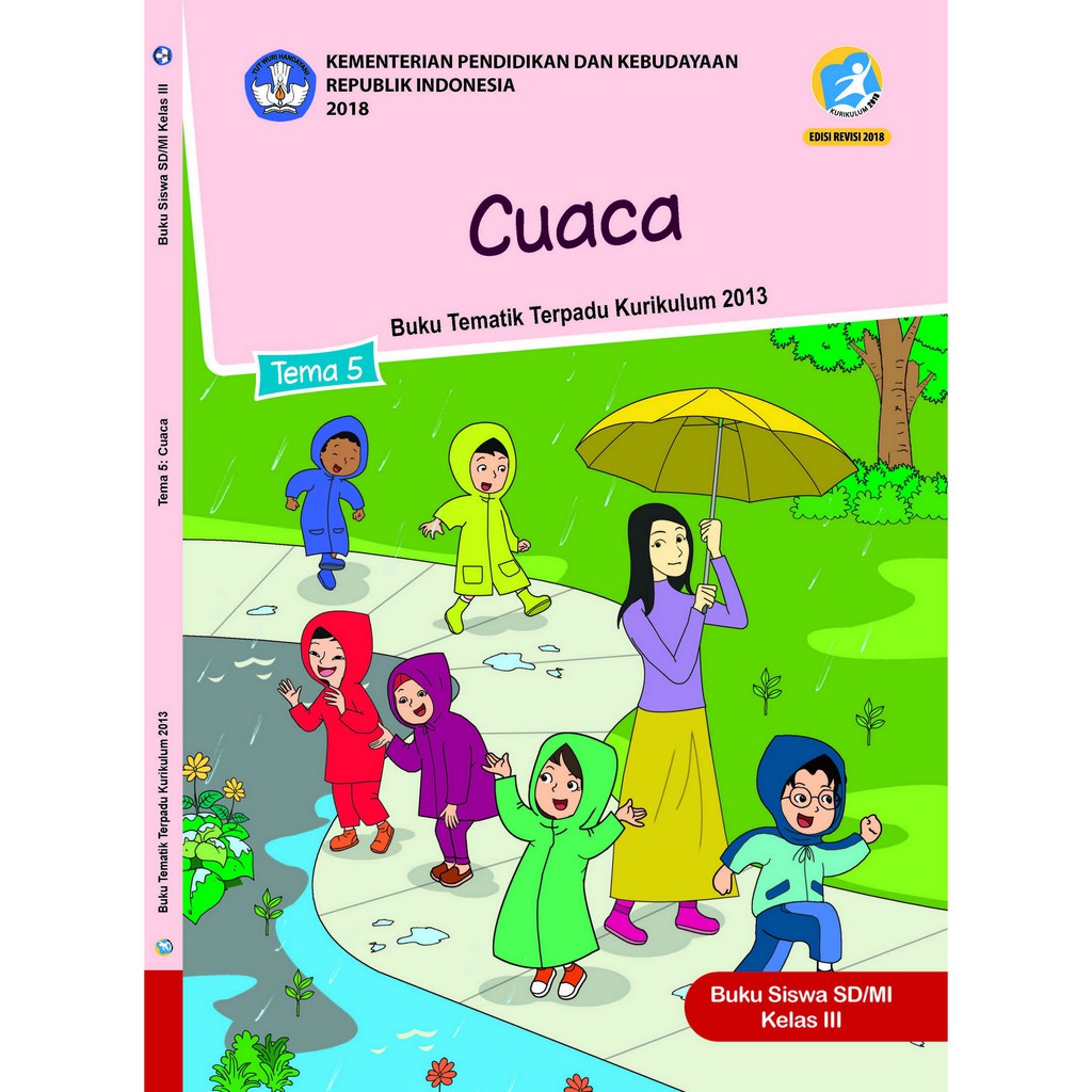 Kulit terasa terbakar karena cahaya matahari. Buku Tematik Kelas 3 Tema 5 Cuaca Revisi 2018 Shopee Indonesia