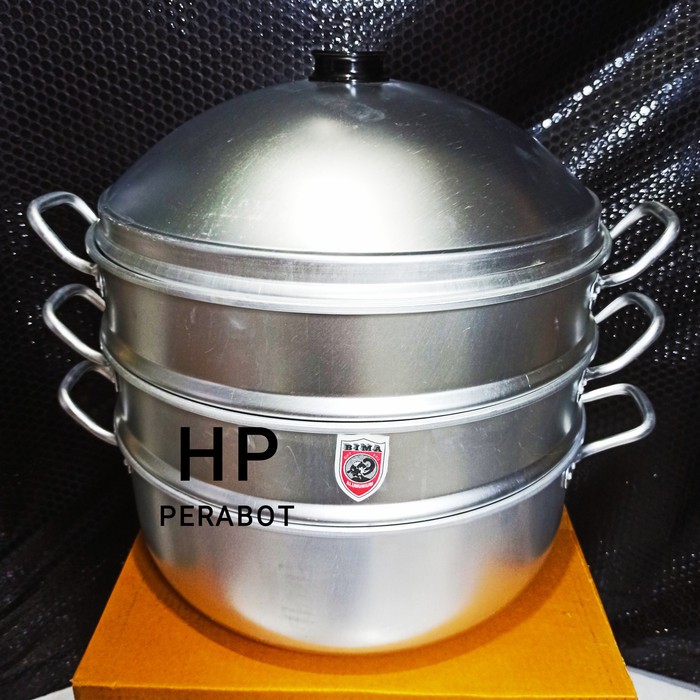 BIMA PANCI KUKUSAN ALUMINIUM JUMBO 40 CM - DANDANG KLAKAT BESAR - AL150 susun  3 | Shopee Indonesia