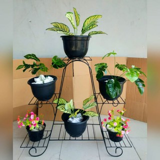 Jual Gambar Kami Asli Ya Rak Bunga Besi Kurva Model Curva 6 Tempat Standing Rack Rak Bunga Besi Minimalis Indonesia|Shopee Indonesia 320_X_320_jpg