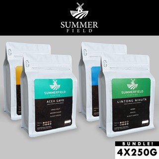 Aeropress coffee makers baratza coffee grinders bella coffee makers breville coffee grinders cappuccino machines ceramic coffee grinders chemex coffee makers coffee coffee containers coffee drippers co. Summerfield Coffee Bundle Mandailing Flores Toraja Kintamani 4x250g Shopee Indonesia