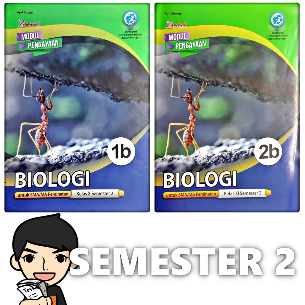 Mengapa perlu mempelajari latihan soal usbn bahasa dan sastra inggris lintas minat sma ipa kurikulum 2013 tahun 20192020. Lks Biologi Sma Ma Kelas 10 11 Semester 2 Zamrud Shopee Indonesia