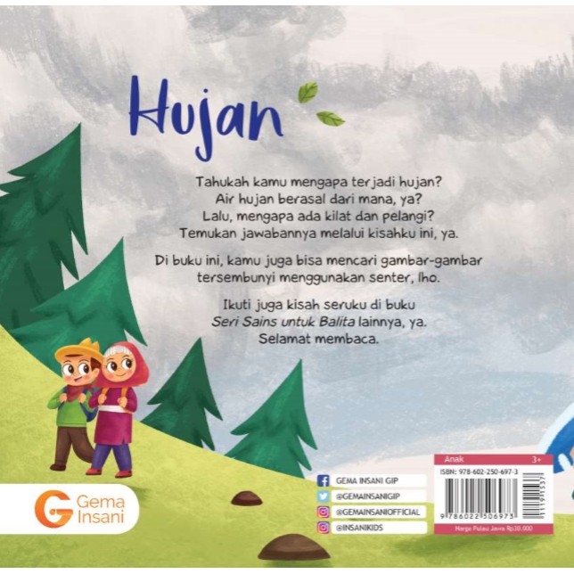 Alangkah indahnya bunga bermekaran pada musim hujan. Buku Anak Seri Sains Untuk Balita Hujan Shopee Indonesia
