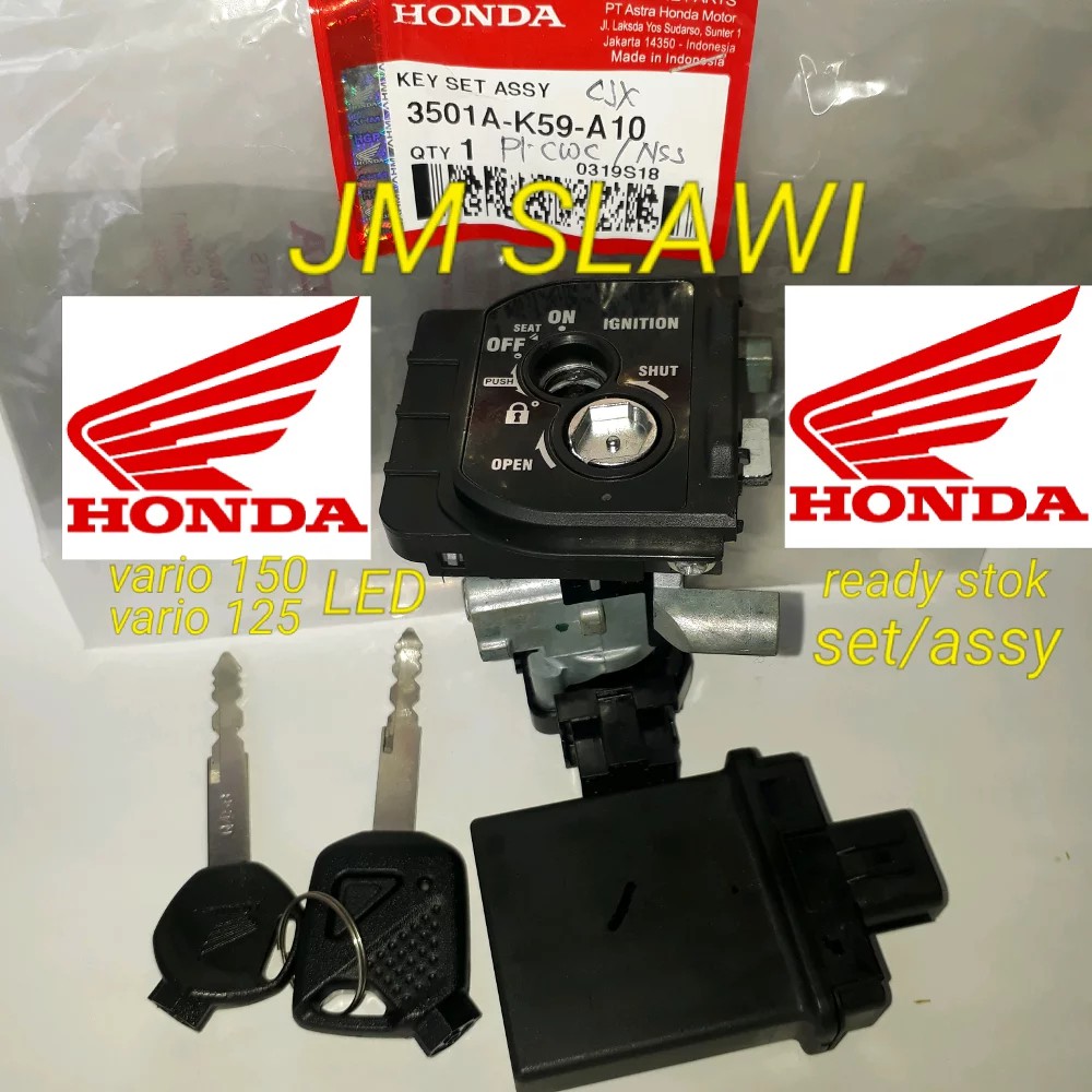 Cara mengoperasikan keyless honda vario 150 versi 2018 masih banyak ditanyakan, jadi kami membuat khusus video ini.isinya, dalam video ini . Jual Kunci Kontak Assy Atau Key Set Assy Vario 150 Vario 125 Led Indonesia Shopee Indonesia