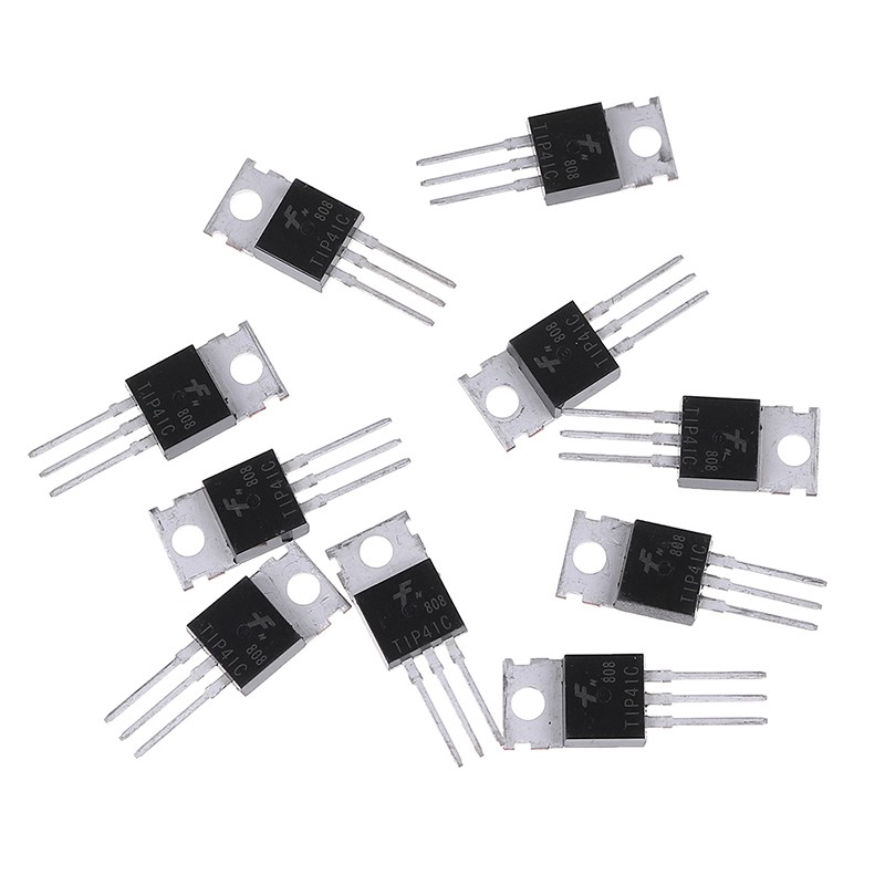 Lhid 10pcs Tip41c Tip41 Npn Transistor To 220 Kualitas Tinggi