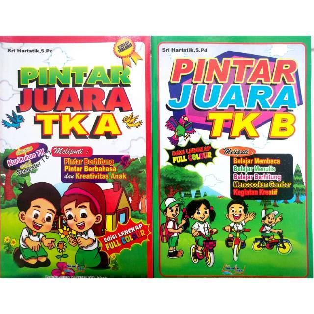 10 menit pintar matematika untuk anak usia dini, paud, dan tk. Buku Anak Pintar Juara Tk A Dan Tk B Paket 2 Buku Shopee Indonesia