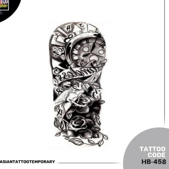 940 Original Tatto Temporary High Quality Premium Desain Yakuza Ikan Tatto Temporer Tato Stiker Shopee Indonesia