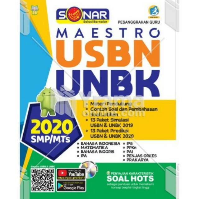 Buku bank soal ujian nasional smp plus prediksi soal un dan pembahasan. Buku Persiapan Usbn Unbk Smp Mts 2020 Plus Cd Simulasi Shopee Indonesia