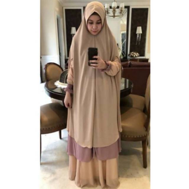 Gamis Syari Hasanah By Sha Sya Shopee Indonesia