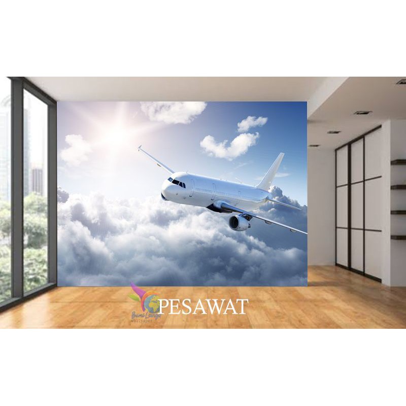 Download the perfect pesawat pictures. Jual Wallpaper Pesawat Wallpaper Custom Wallpaper Dinding Shopee Indonesia