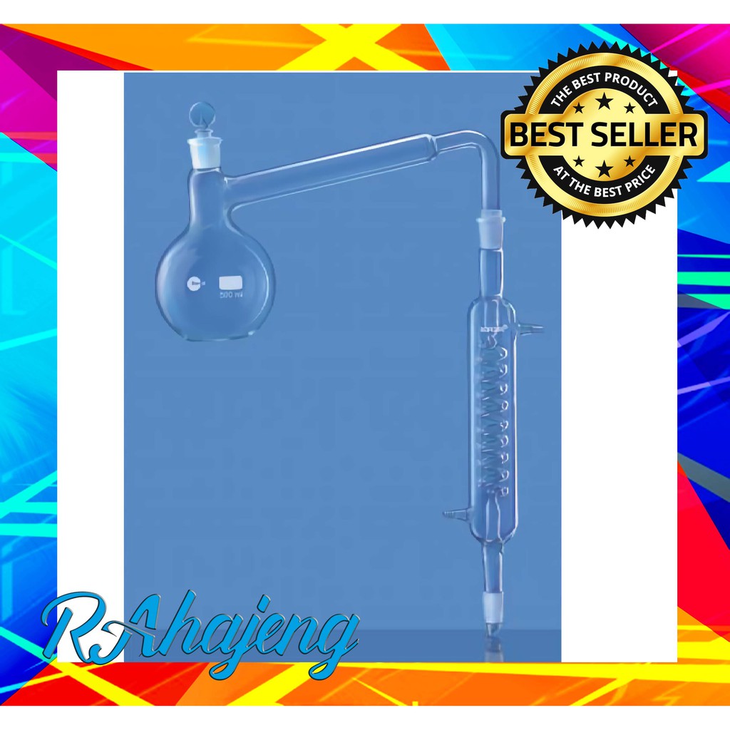 BEST SELLER ALAT DESTILASI 250 ML LENGKAP DENGAN KONDENSOR SPIRAL | Shopee  Indonesia