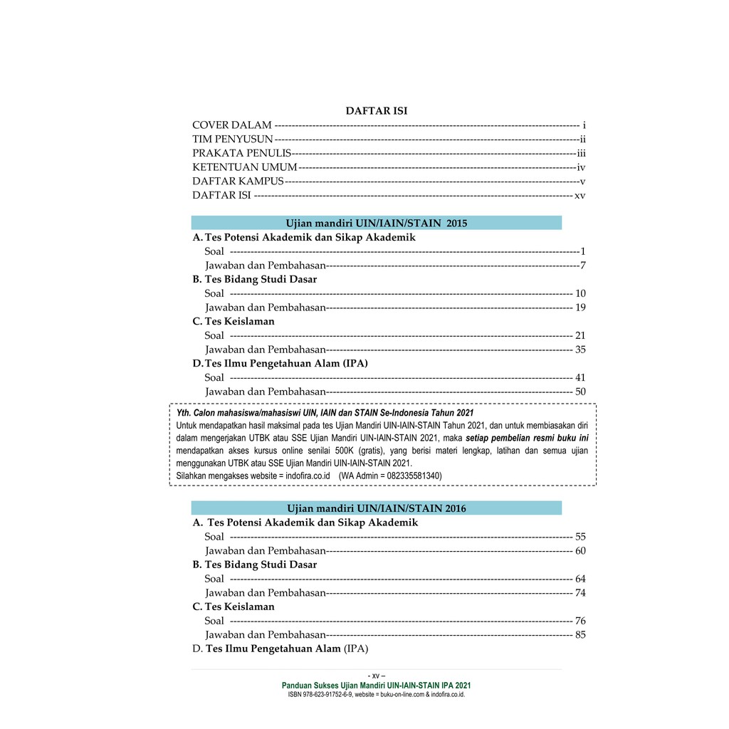 Buku Ujian Mandiri Ips Uin Iain Stain Soal Ujian Mandiri Uin Iain Stain 2021 Soshum Indonesia Soal dan pembahasan ospo posi 2019.