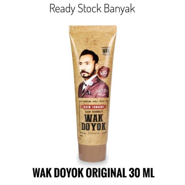 Cek wak doyok original 100 ori atau wak doyok original 100 kw sebelum . Wak Doyok Original 30 Ml Terbaru Berhologram Krim Penumbuh Jambang Dan Rambut Shopee Indonesia