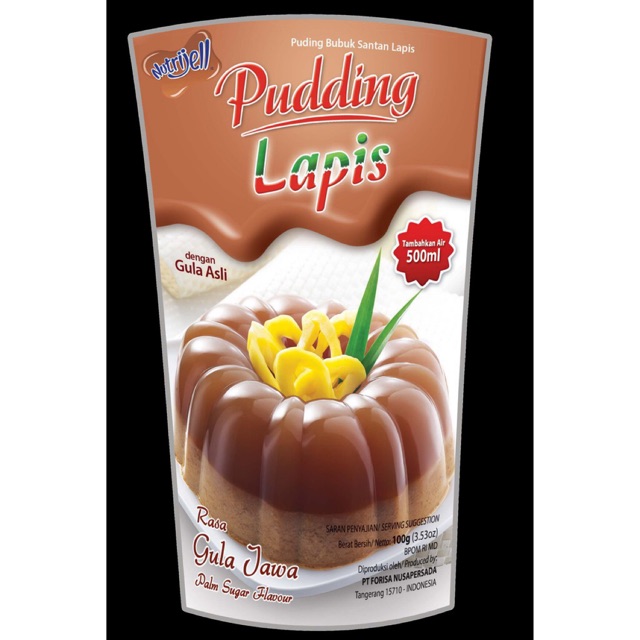 Dimakan saat dingin lebih nikmat. Nutrijell Puding Susu Lapis Gula Jawa 100 Gr Shopee Indonesia